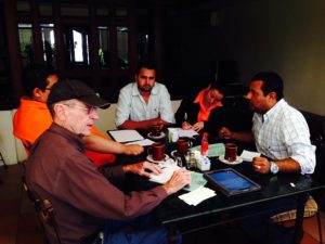 Reunión Honduras gerente de ventas de Ramac esto fue en enero 2015